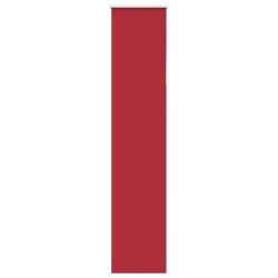 Store enrouleur occultant rouge largeur du tissu 50,7 cm 
