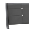 Cadre de lit Gris Similicuir 180x200 cm 