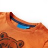 T-shirt enfants à manches longues orange foncé 140 
