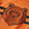 T-shirt enfants à manches longues orange foncé 140 
