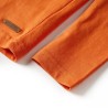 T-shirt enfants à manches longues orange foncé 140 
