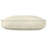 Coussin de Palette pour Dossier Crème 70x40x12 cm Tissu Oxford 