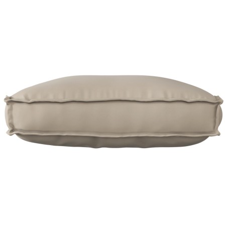Coussin de palette pour dossier Taupe 70x40x12 cm Tissu Oxford 