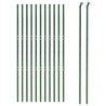 Clôture en treillis métallique vert 1,8x25 m acier galvanisé 