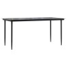 Ensemble à manger jardin et coussins 2 pcs gris rotin 