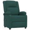 Fauteuil inclinable électrique Vert foncé Tissu 