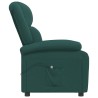 Fauteuil inclinable électrique Vert foncé Tissu 