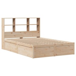 Cadre de lit sans matelas 120x200 cm bois de pin massif 