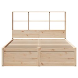 Cadre de lit sans matelas 120x200 cm bois de pin massif 