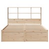 Cadre de lit sans matelas 120x200 cm bois de pin massif 