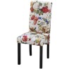 Chaises à manger lot de 4 multicolore tissu 