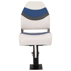 Sièges bateau lot de 2 piédestal hauteur réglable pivotant 360° 