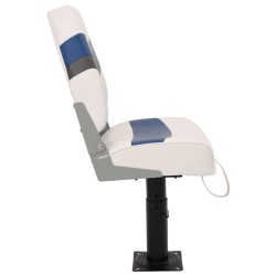 Sièges bateau lot de 2 piédestal hauteur réglable pivotant 360° 