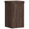 Supports pour plantes 2 pcs chêne marron bois d'ingénierie 