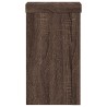 Supports pour plantes 2 pcs chêne marron bois d'ingénierie 