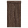 Supports pour plantes 2 pcs chêne marron bois d'ingénierie 