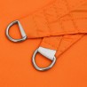 Voile de parasol tissu oxford triangulaire 4x4x4 m orange 
