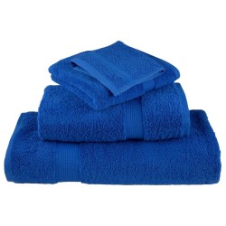 Essuie-mains de qualité supérieure SOLUND 4 pcs bleu 600 g/m² 