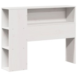 Cadre de lit sans matelas blanc 100x200 cm bois de pin massif 