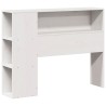 Cadre de lit sans matelas blanc 100x200 cm bois de pin massif 