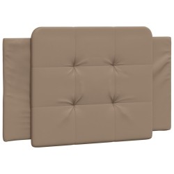 Lit avec matelas cappuccino 90x190 cm similicuir 