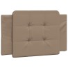 Lit avec matelas cappuccino 90x190 cm similicuir 