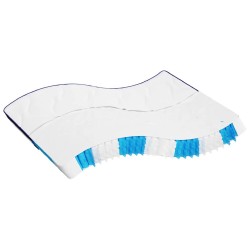 Matelas à ressorts ensachés dureté moyenne 180x200 cm 