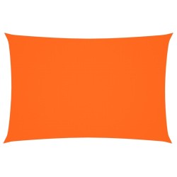 Voile de parasol tissu oxford rectangulaire 2x4 m orange 