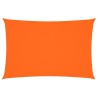 Voile de parasol tissu oxford rectangulaire 2x4 m orange 