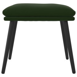 Repose-pied Vert foncé 45x29,5x35 cm Velours 