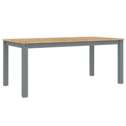 Ensemble à manger Panama 4 pcs gris bois de pin massif 