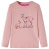 T-shirt pour enfants à manches longues rose 140 
