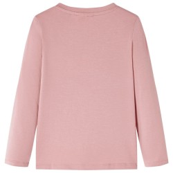 T-shirt pour enfants à manches longues rose 140 