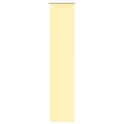 Store enrouleur occultant jaune largeur du tissu 55,7 cm 
