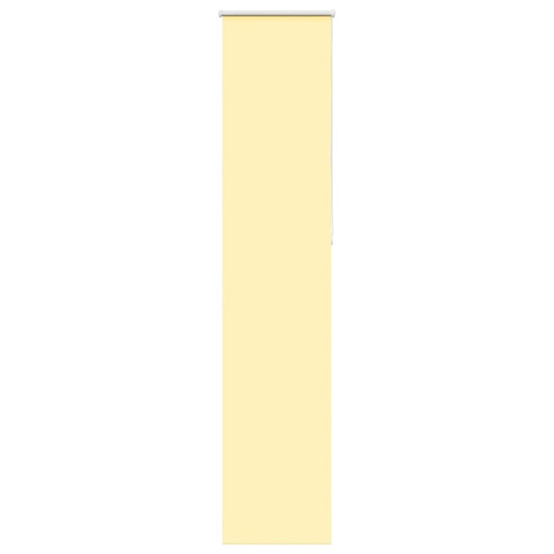 Store enrouleur occultant jaune largeur du tissu 55,7 cm 