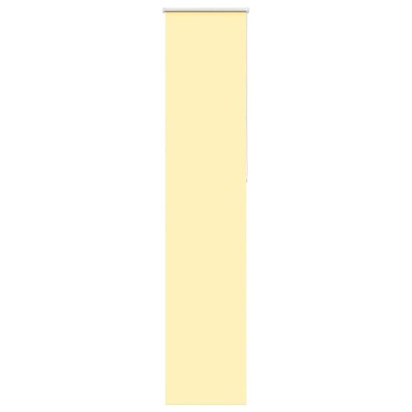 Store enrouleur occultant jaune largeur du tissu 55,7 cm 