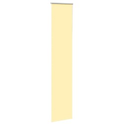 Store enrouleur occultant jaune largeur du tissu 55,7 cm 