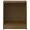 Table de chevet Marron miel 35,5x33,5x41,5cm Bois de pin massif 