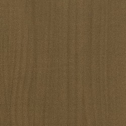 Table de chevet Marron miel 35,5x33,5x41,5cm Bois de pin massif 