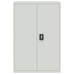 Armoire de bureau 90x40x140 cm Acier Gris    