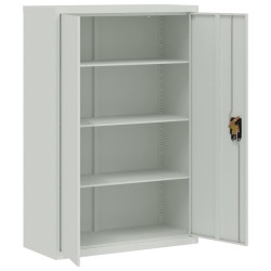 Armoire de bureau 90x40x140 cm Acier Gris    