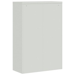 Armoire de bureau 90x40x140 cm Acier Gris    