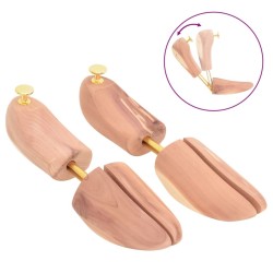 Tendeur de chaussures et chausse-pied EU 42-43,5 bois de cèdre 