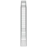 Paniers à gabions arqués 2 pcs 300x30x200/220 cm fer galvanisé 