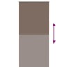 Store enrouleur occultant café 90x230cm largeur du tissu 85,7cm 