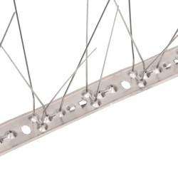 Ensemble de 10 pointes à 5 rangées contre oiseaux Inox 5 m 