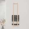 Porte-serviette 23x18x110 cm Bois de pin massif 