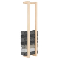 Porte-serviette 23x18x110 cm Bois de pin massif 