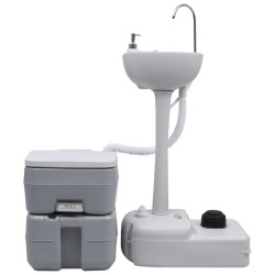 Ensemble de toilette support de lavage des mains réservoir eau 