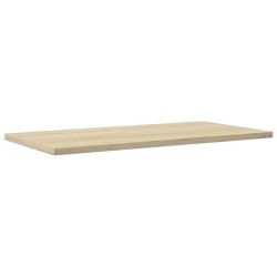 Panneau de bibliothèque 4pcs Chêne sonoma 60x30x1,5cm Aggloméré 